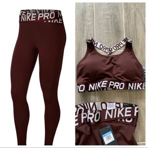 NIKE PRO FIT TOP AND BOTTOM SET NWT
